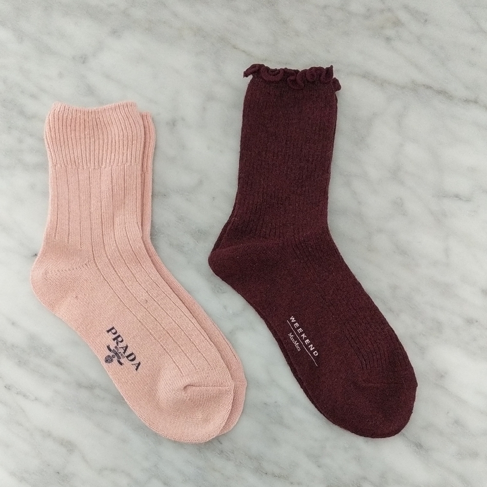 NWOT MaxMara Weekend I Prada Socks Set